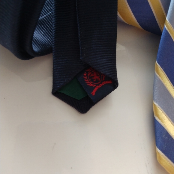 Vintage Shanghai Airlines Uniform Tie Necktie Antique Menswear Office Formalwear - Picture 2 of 8